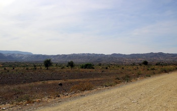 Image of Ethiopia, showing a desert landscape.