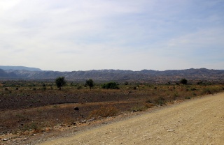 Image of Ethiopia, showing a desert landscape.