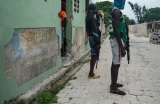 Image of armed gangs in Haiti