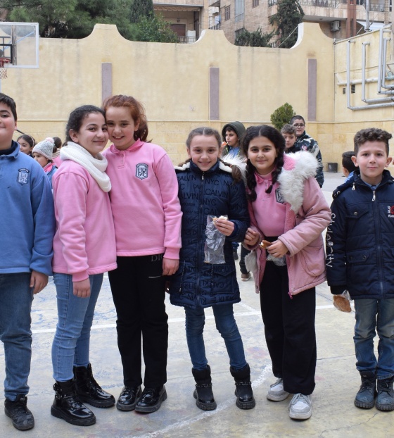 Children at school in Syria