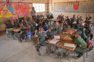 Children at school in Zimbabwe