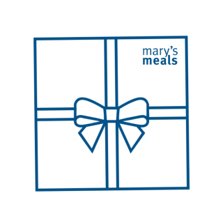 Mary's Meals present decoration